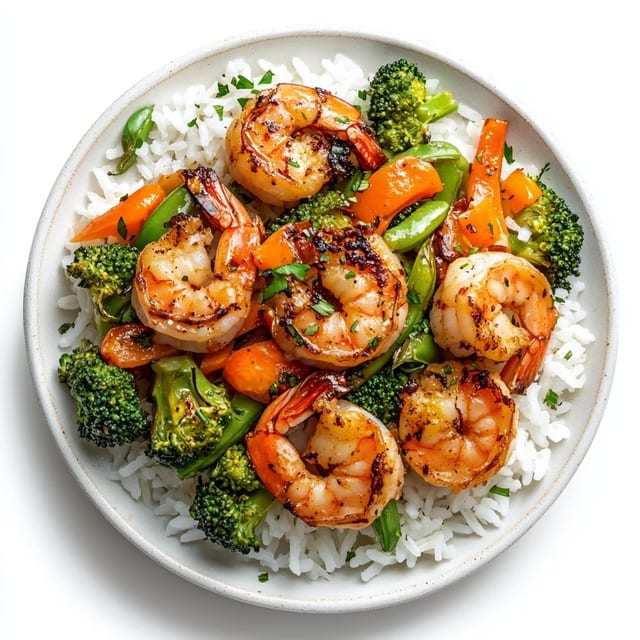 Grilled Jumbo Shrimp Rice Bowl 8 Pc.